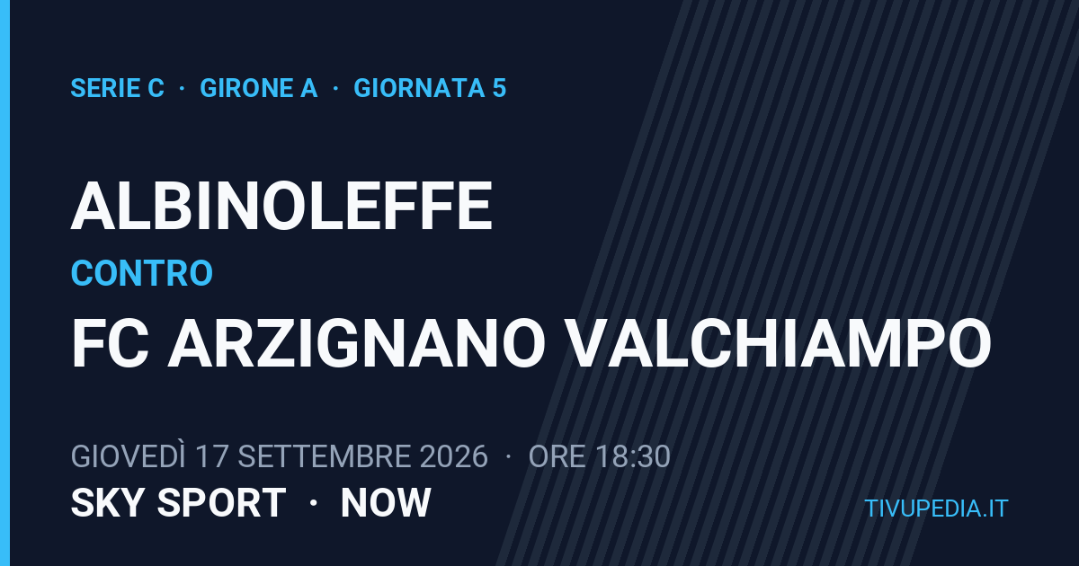 Albinoleffe contro FC Arzignano Valchiampo, Serie C