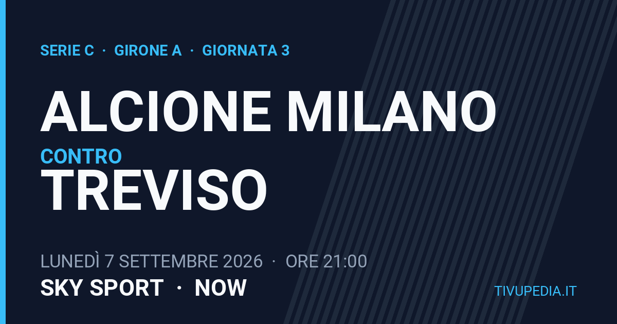 Alcione Milano contro Treviso, Serie C