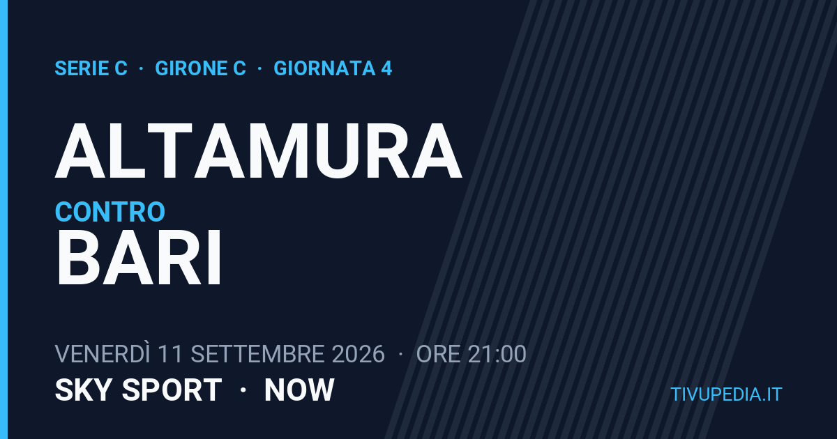 Altamura contro Bari, Serie C