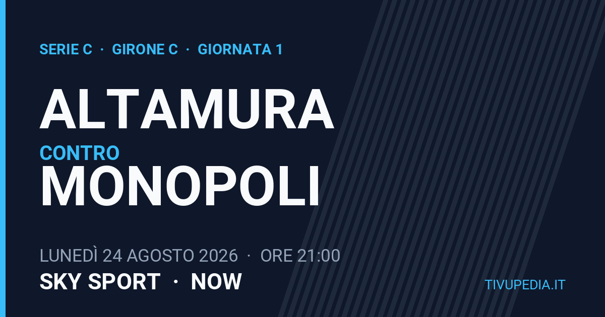 Altamura contro Monopoli, Serie C