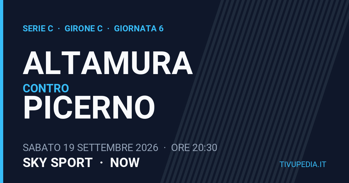 Altamura contro Picerno, Serie C