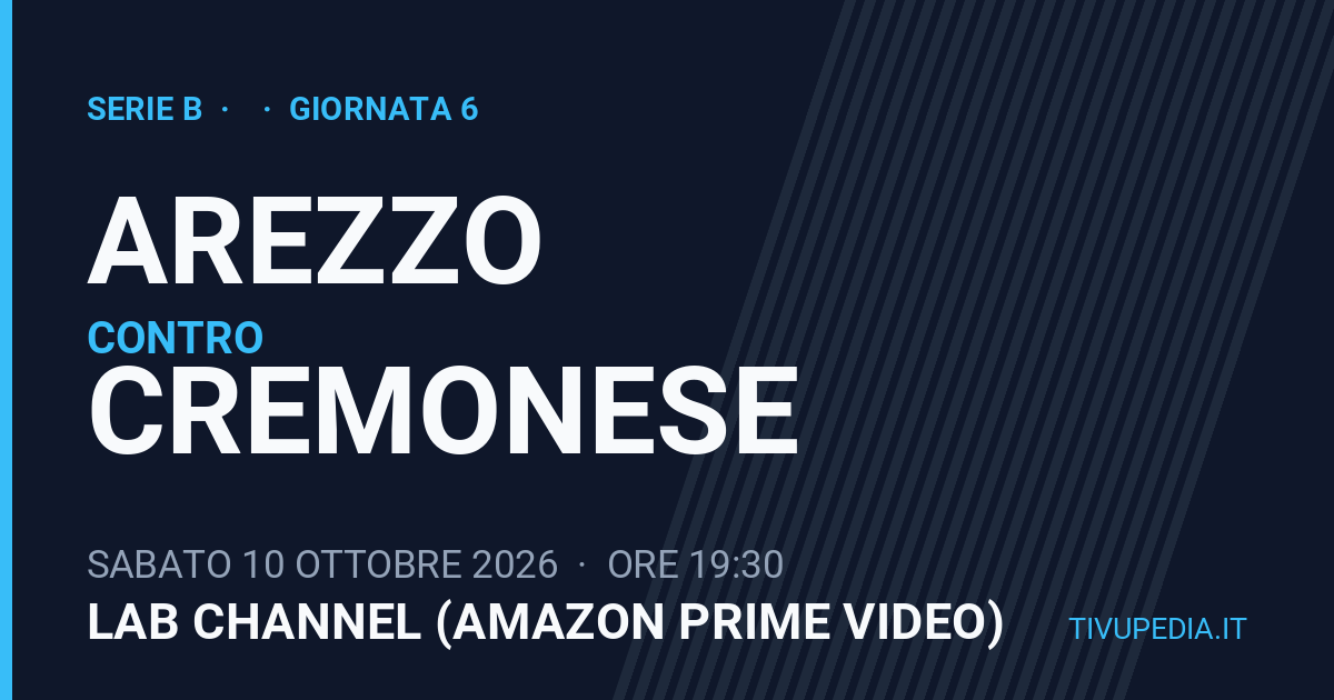 Arezzo contro Cremonese, Serie B