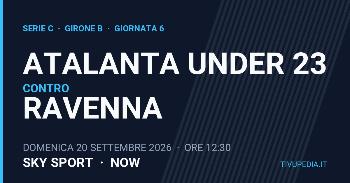 Atalanta Under 23 contro Ravenna, Serie C