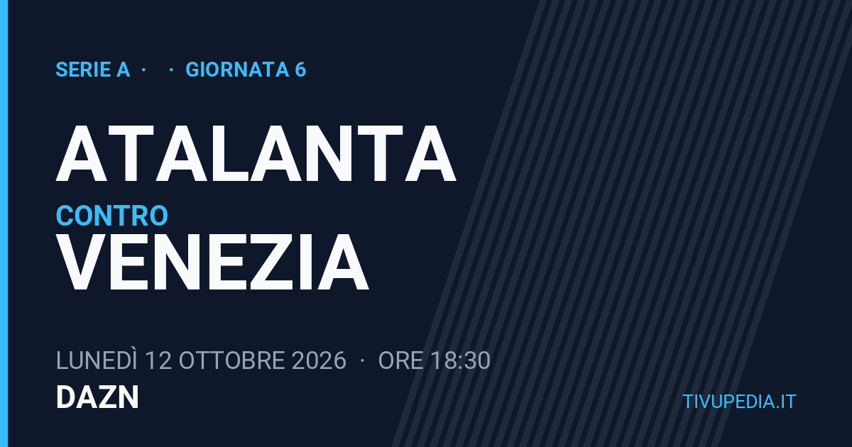 Atalanta contro Venezia, Serie A