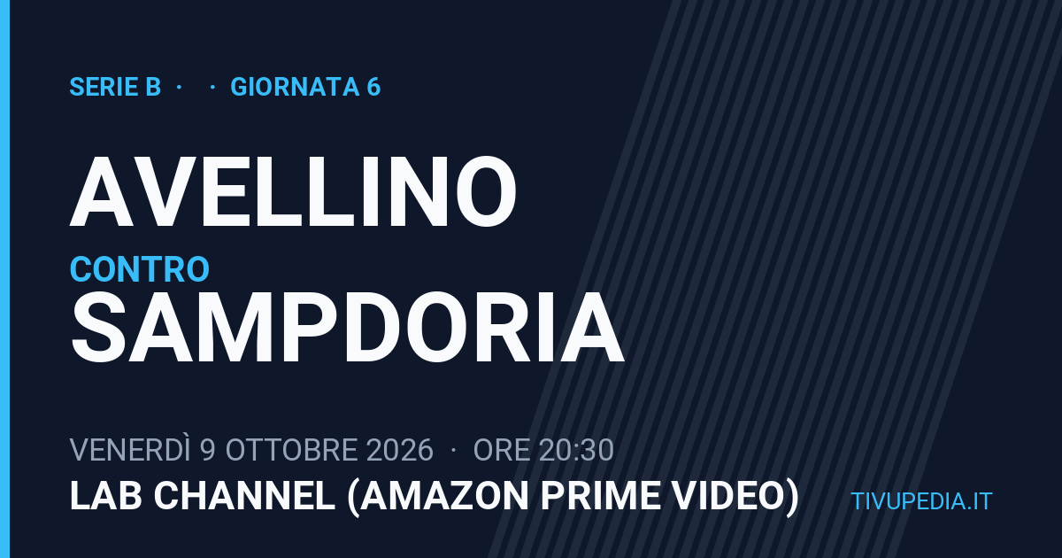 Avellino contro Sampdoria, Serie B