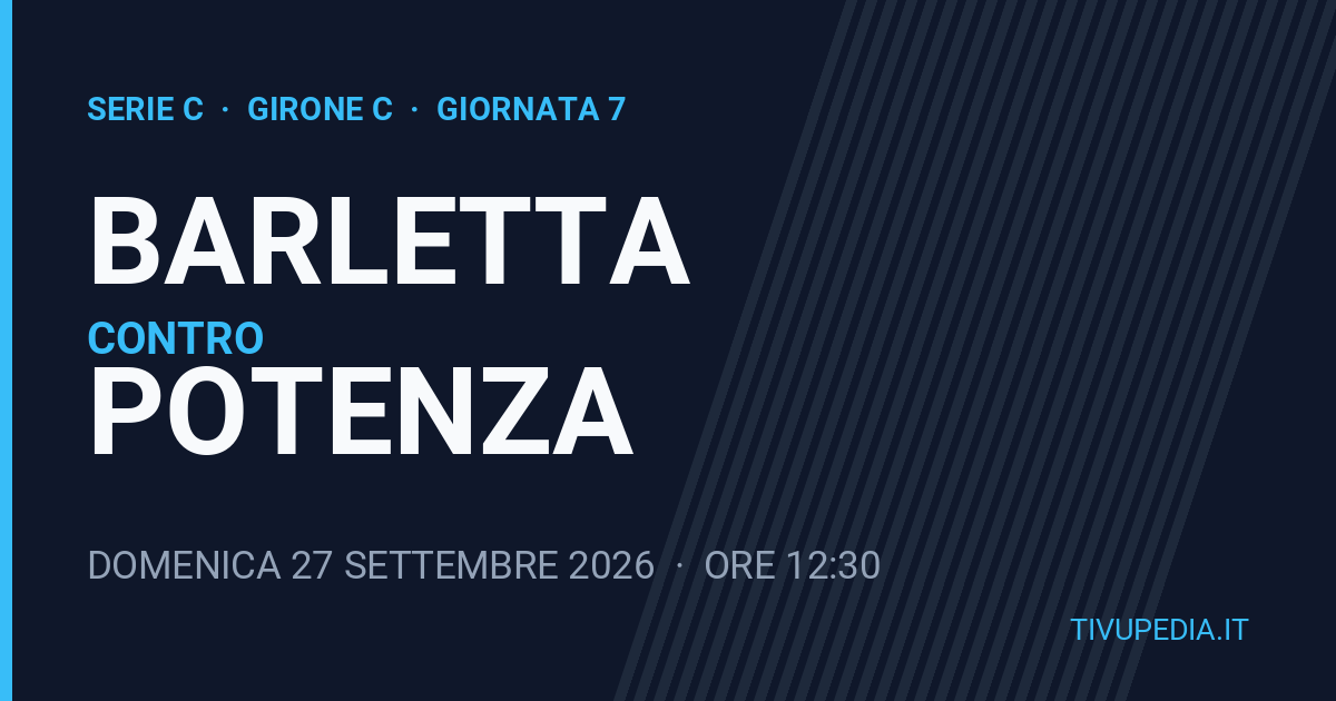 Barletta contro Potenza, Serie C