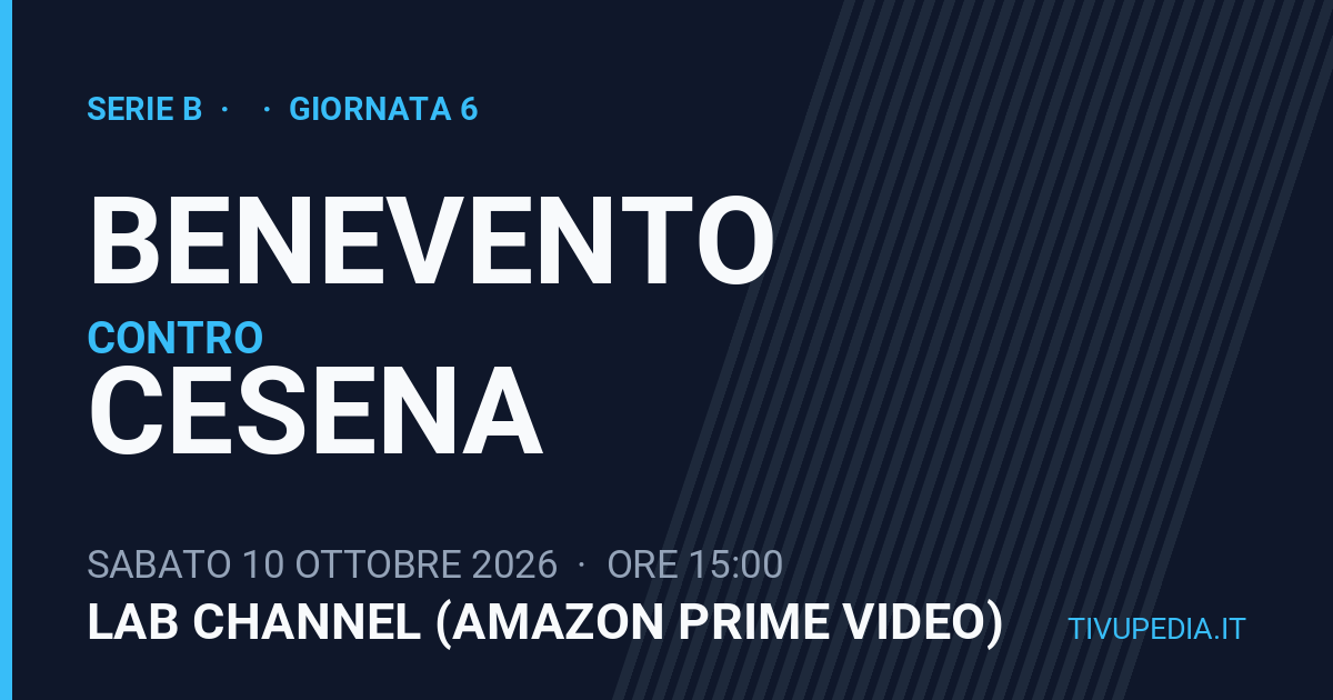 Benevento contro Cesena, Serie B