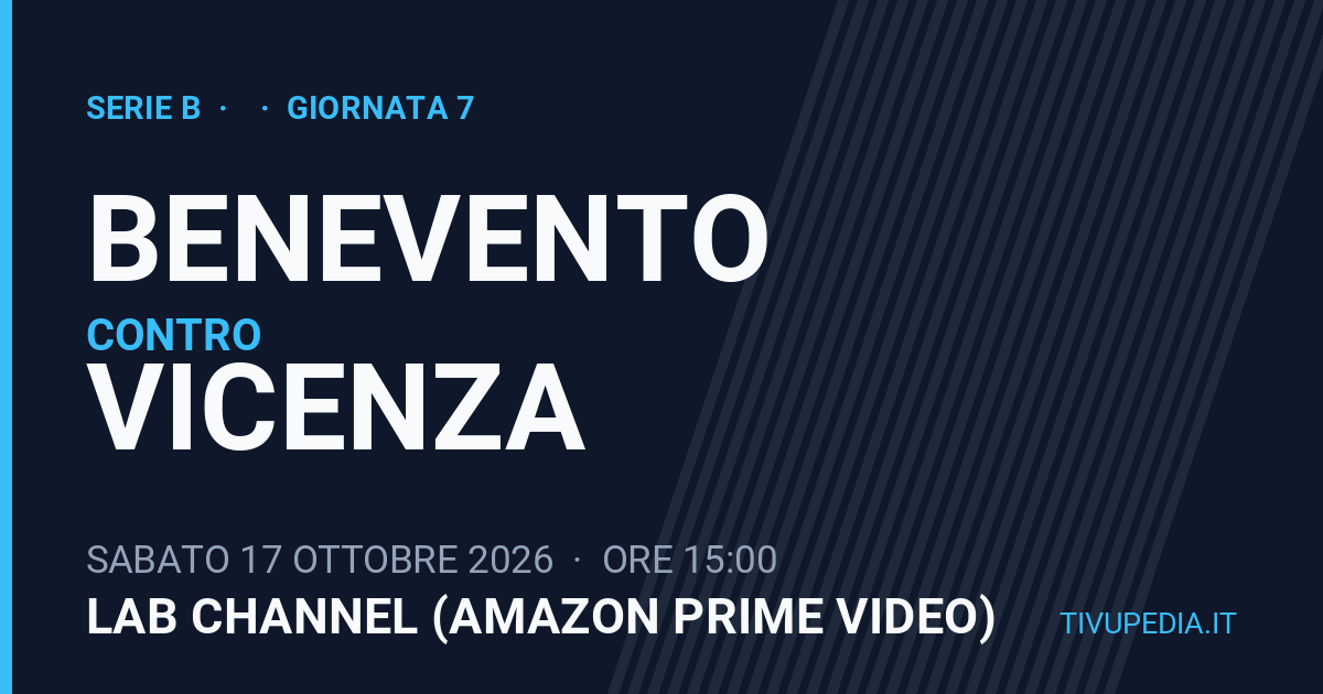 Benevento contro Vicenza, Serie B