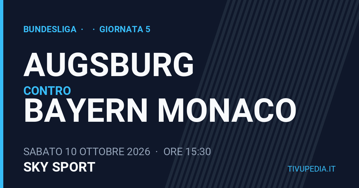 Augsburg contro Bayern Monaco, Bundesliga
