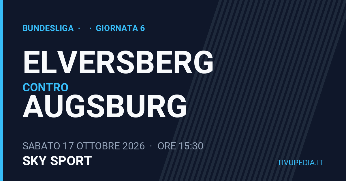 Elversberg contro Augsburg, Bundesliga