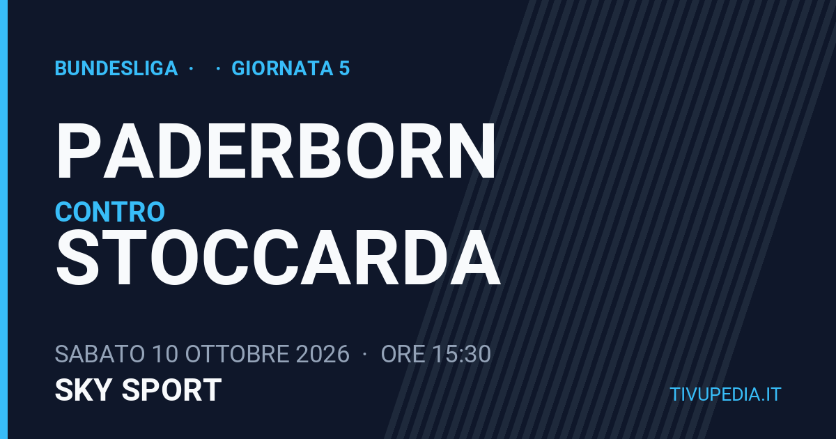 Paderborn contro Stoccarda, Bundesliga