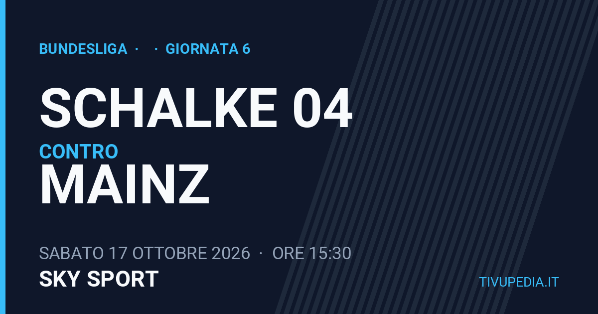 Schalke 04 contro Mainz, Bundesliga