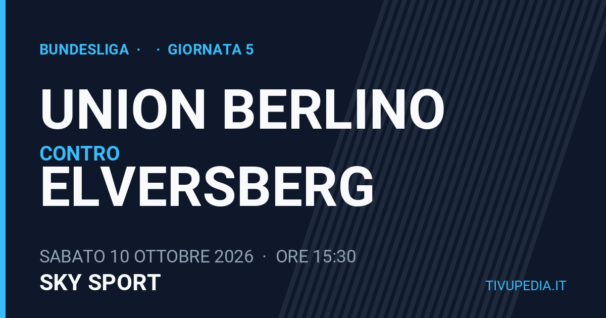 Union Berlino contro Elversberg, Bundesliga