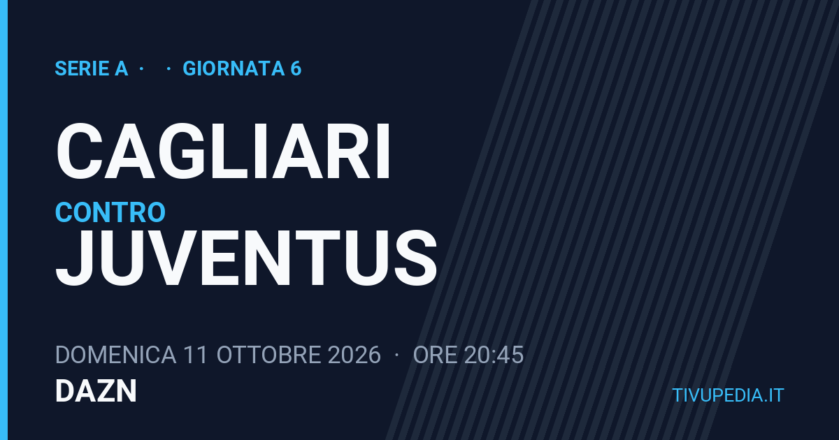 Cagliari contro Juventus, Serie A