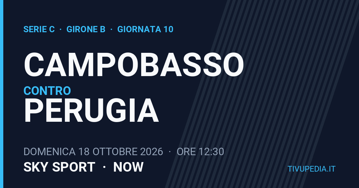 Campobasso contro Perugia, Serie C