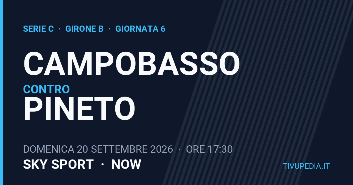 Campobasso contro Pineto, Serie C