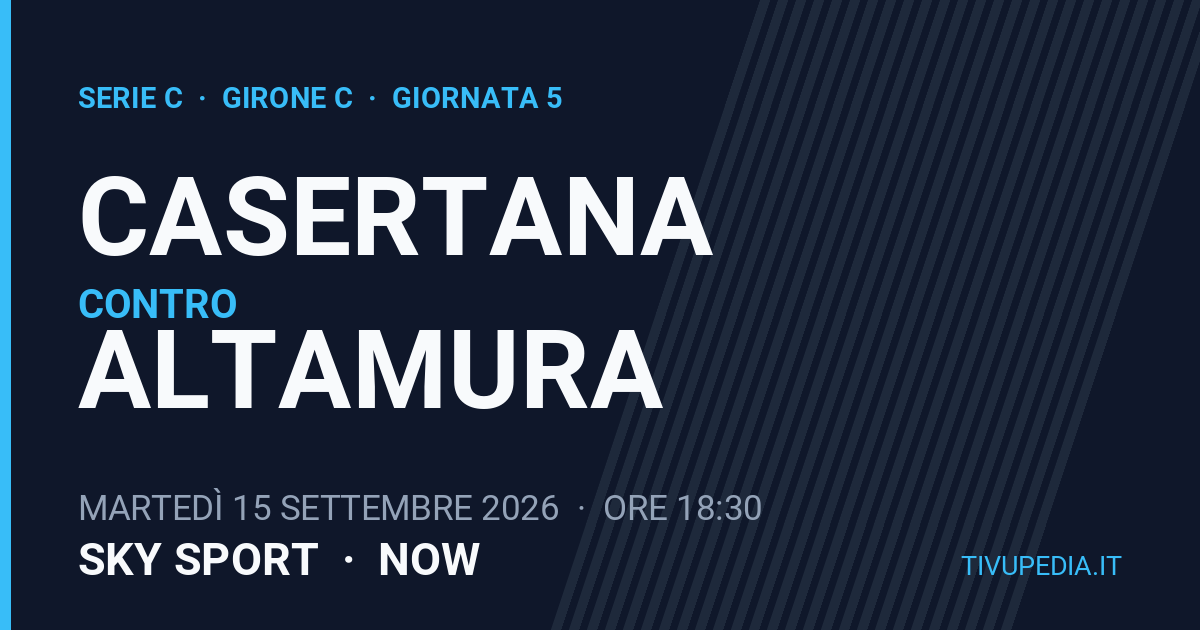 Casertana contro Altamura, Serie C