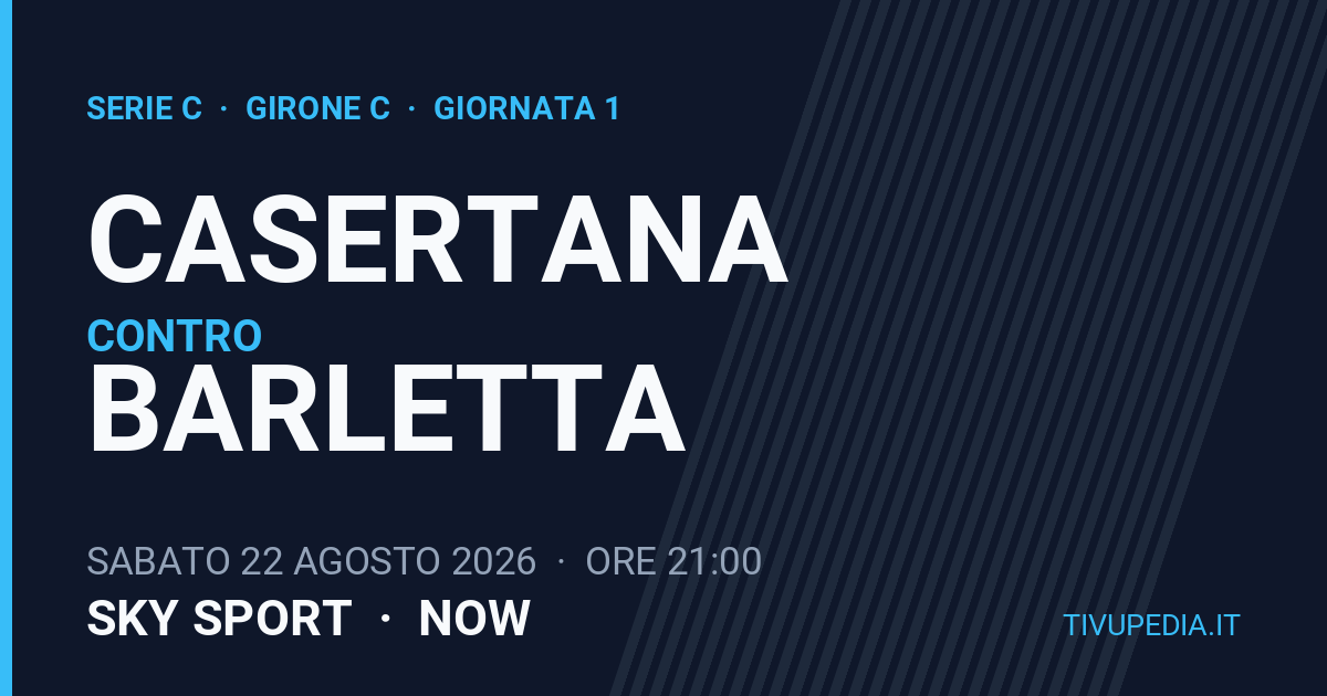 Casertana contro Barletta, Serie C