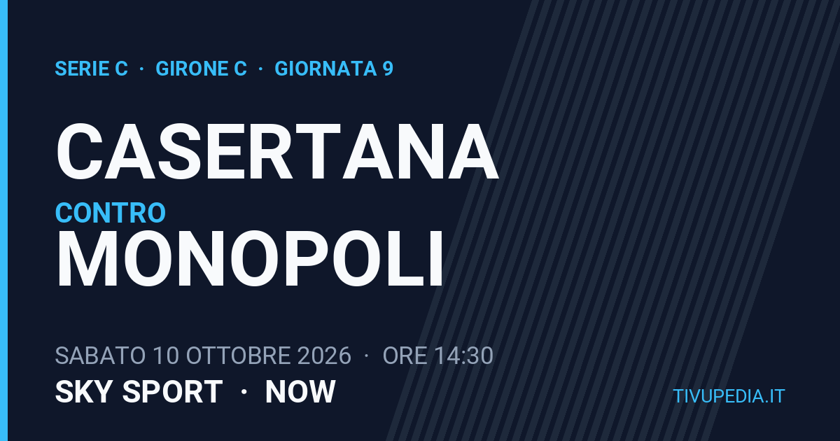 Casertana contro Monopoli, Serie C