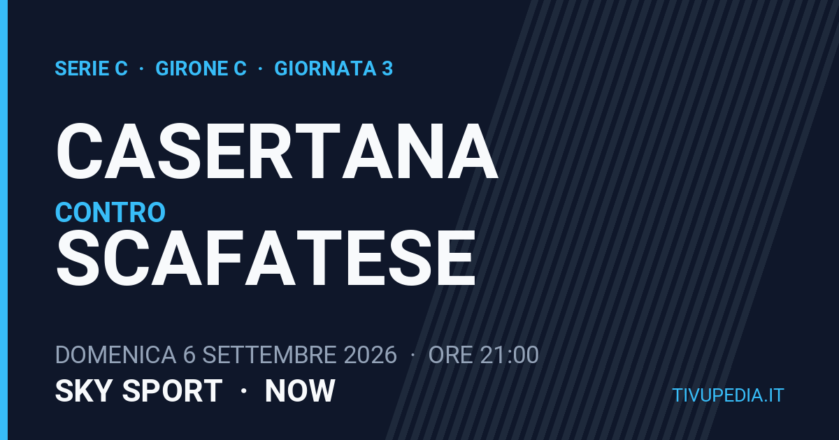 Casertana contro Scafatese, Serie C