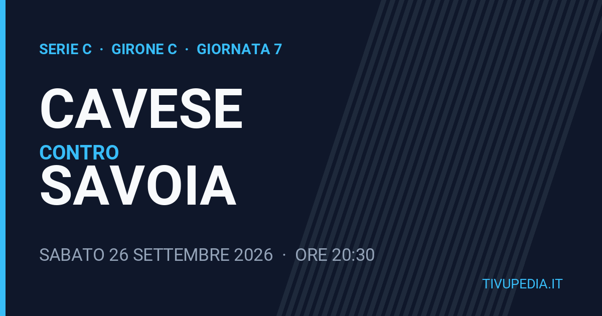 Cavese contro Savoia, Serie C