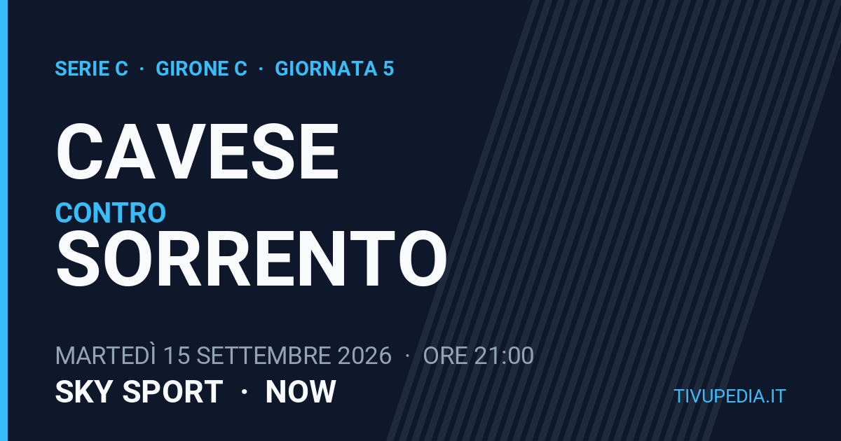 Cavese contro Sorrento, Serie C