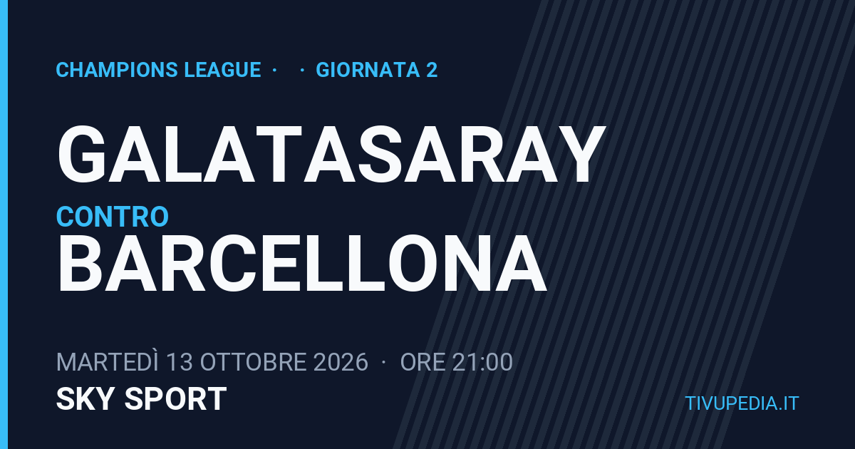 Galatasaray contro Barcellona, Champions League