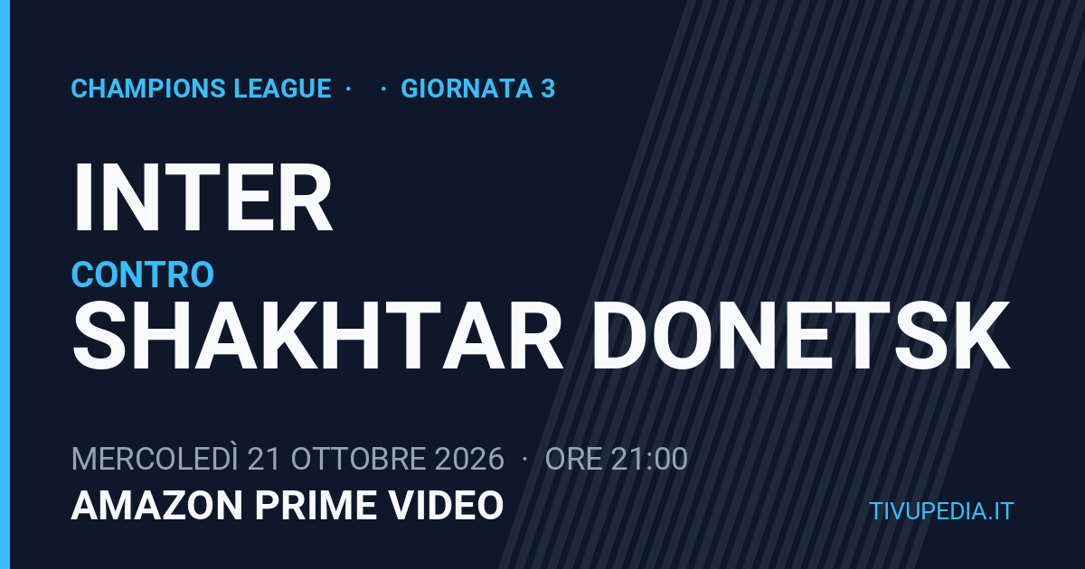 Inter contro Shakhtar Donetsk, Champions League