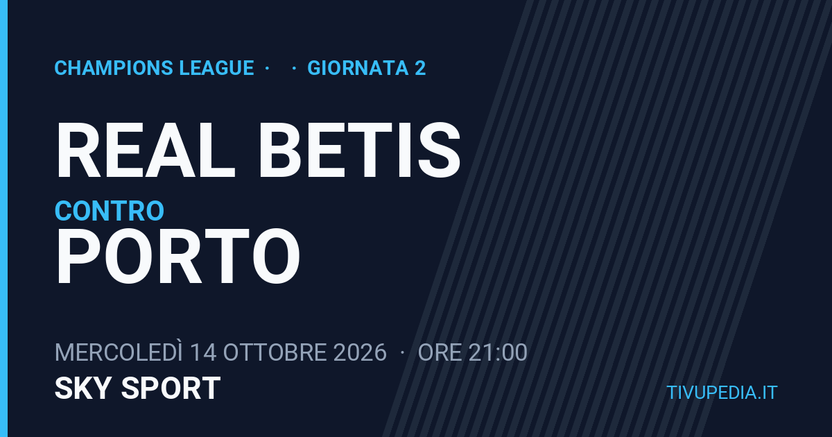 Real Betis contro Porto, Champions League