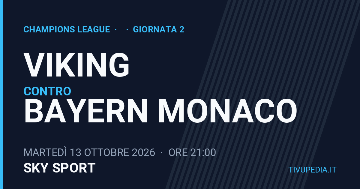 Viking contro Bayern Monaco, Champions League