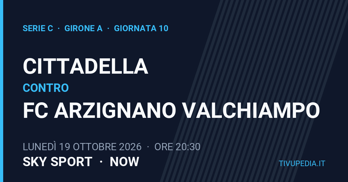 Cittadella contro FC Arzignano Valchiampo, Serie C