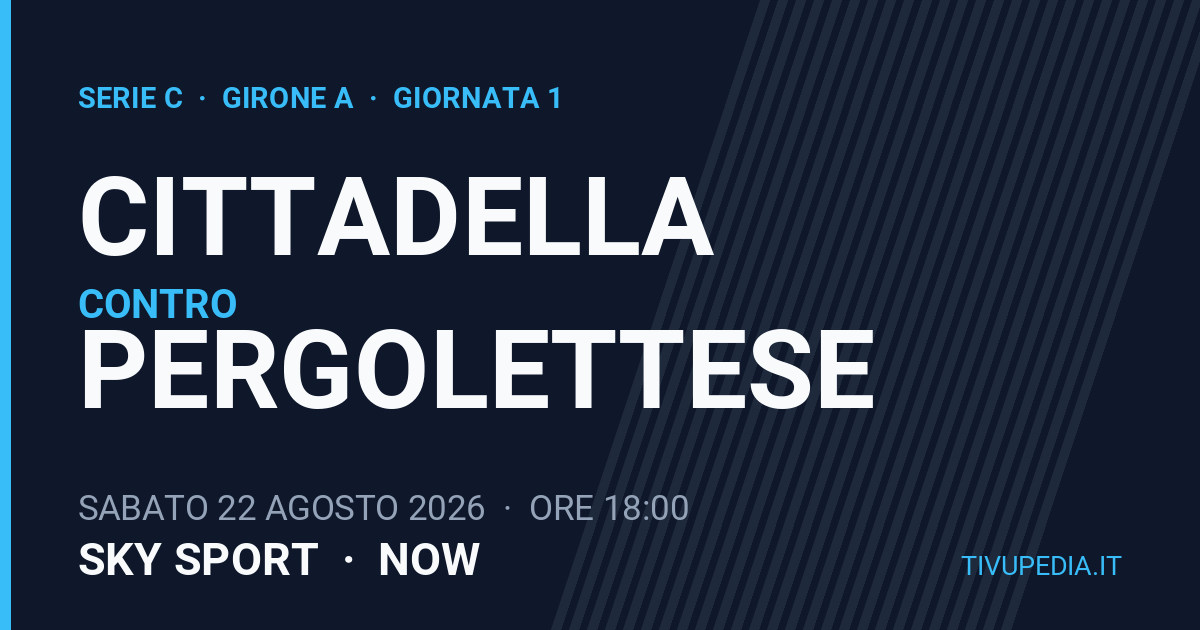 Cittadella contro Pergolettese, Serie C