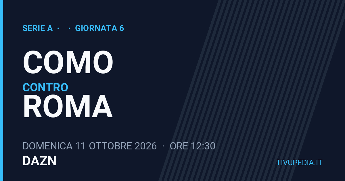 Como contro Roma, Serie A