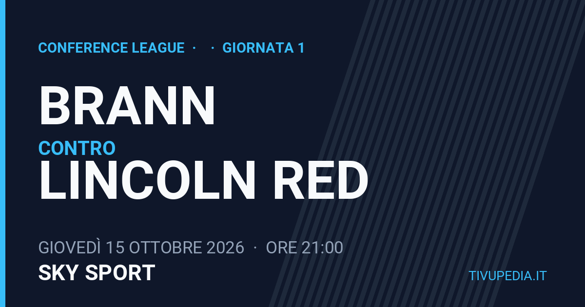 Brann contro Lincoln Red, Conference League