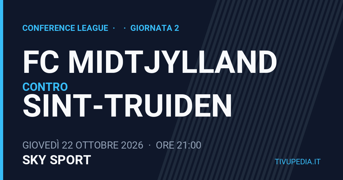 FC Midtjylland contro Sint-Truiden, Conference League