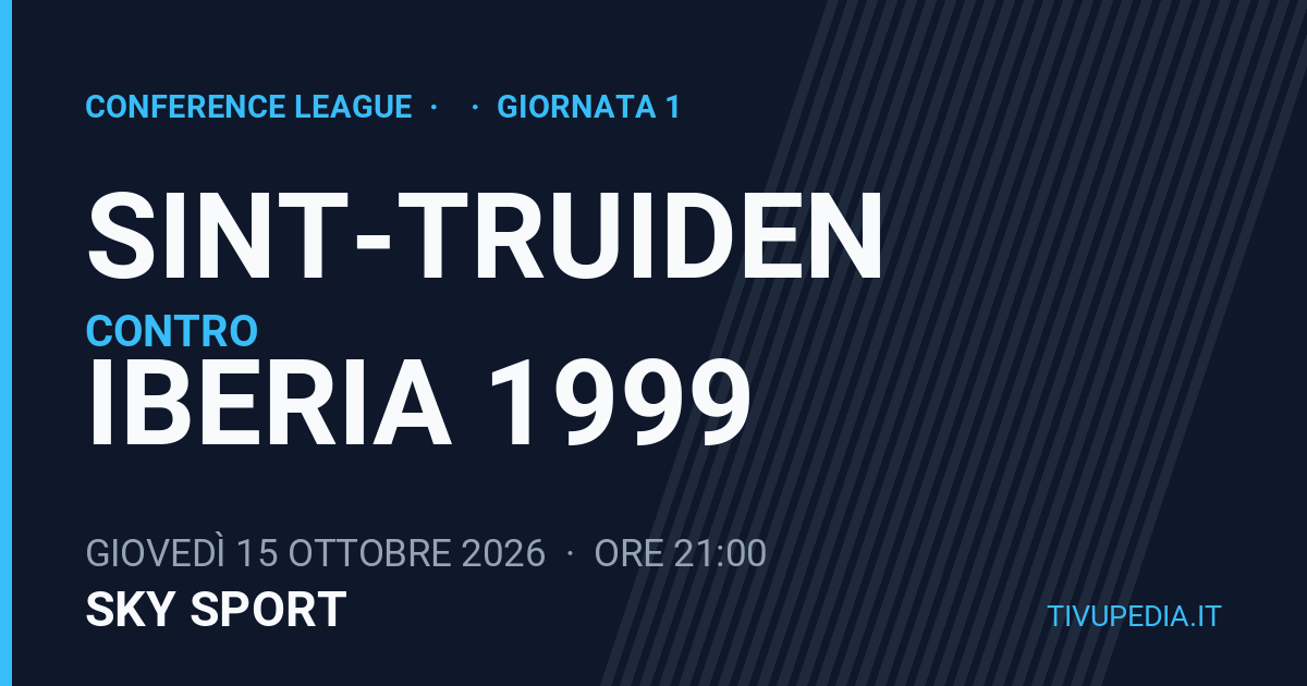 Sint-Truiden contro Iberia 1999, Conference League