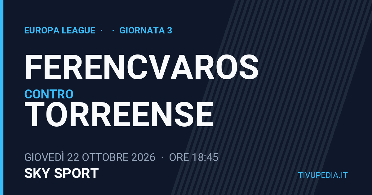 Ferencvaros contro Torreense, Europa League