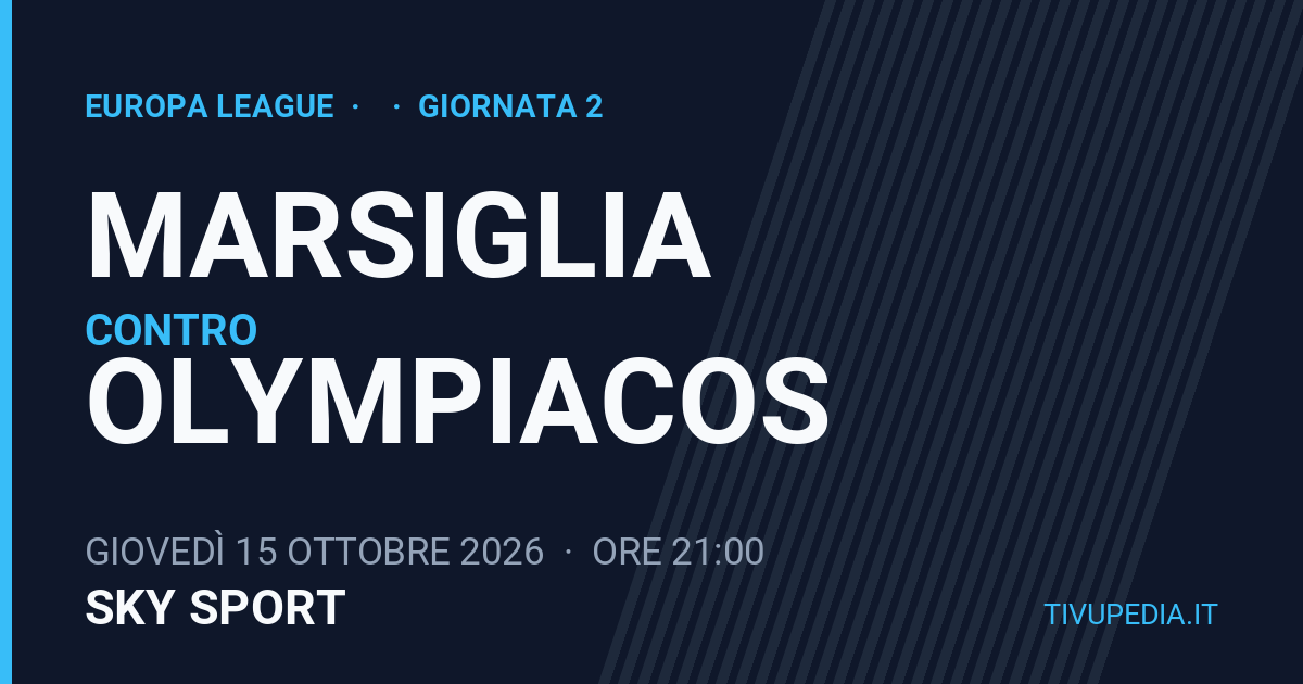 Marsiglia contro Olympiacos, Europa League
