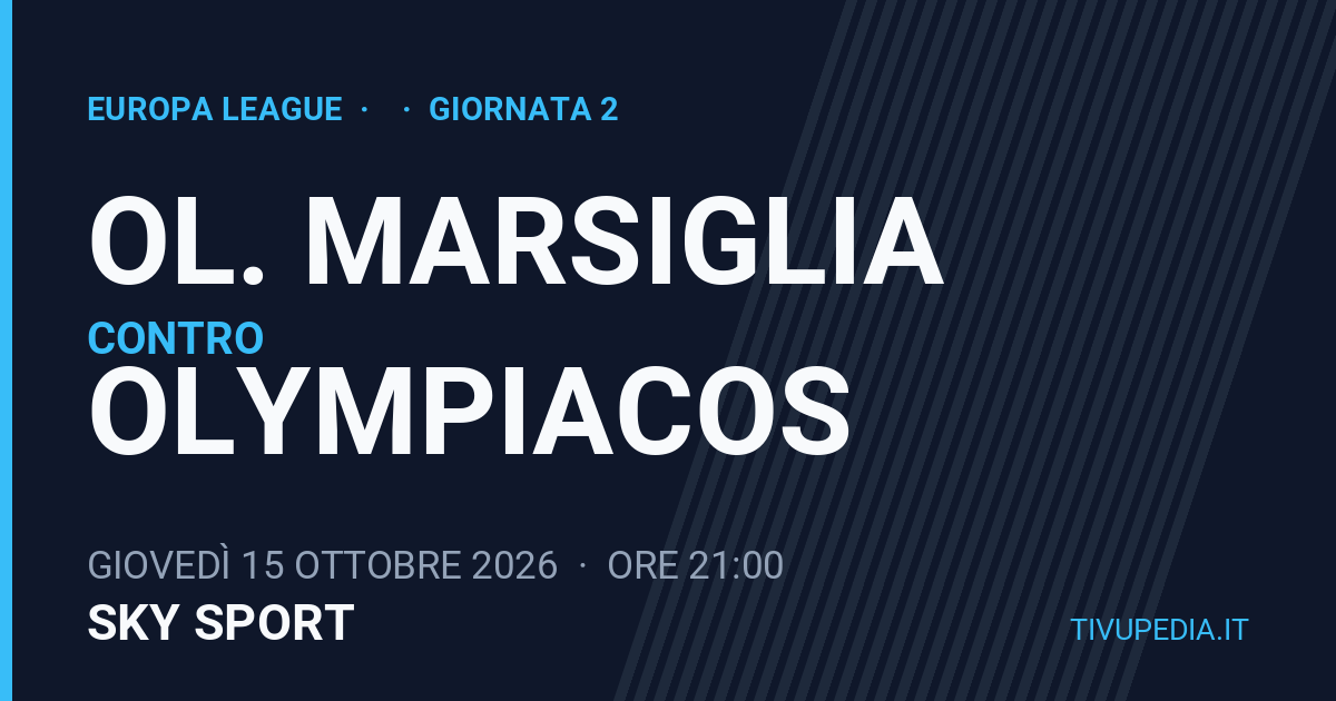 Ol. Marsiglia contro Olympiacos, Europa League