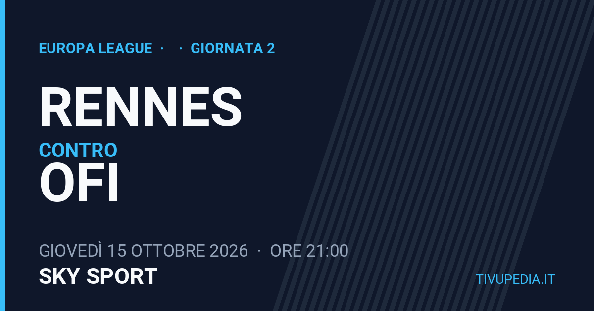 Rennes contro Ofi, Europa League