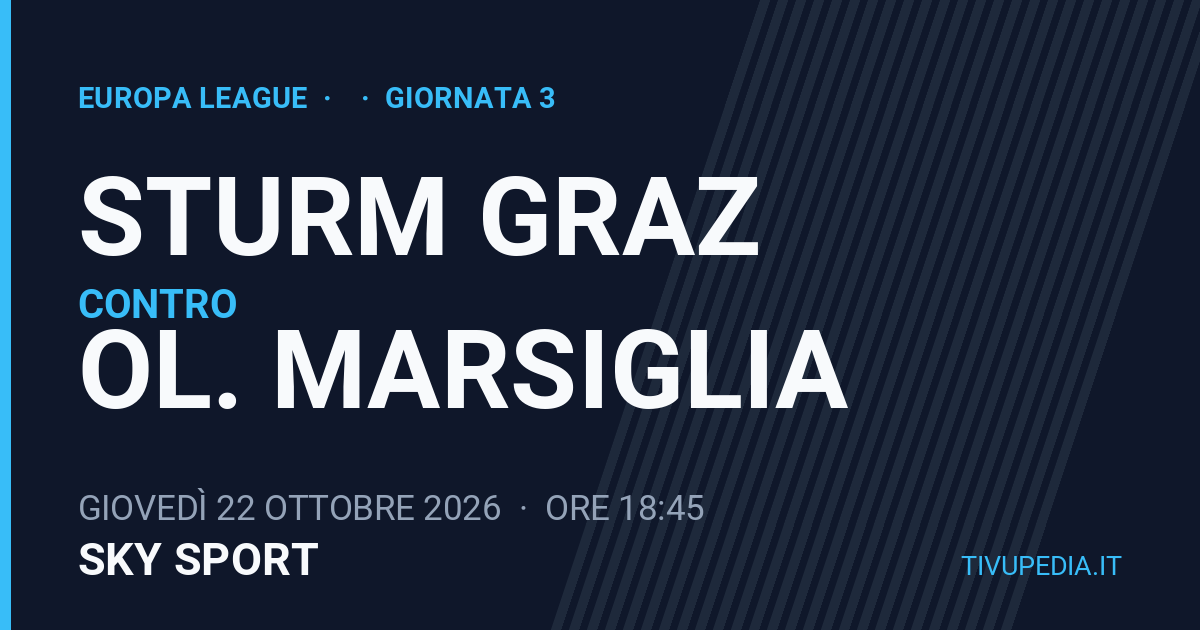 Sturm Graz contro Ol. Marsiglia, Europa League