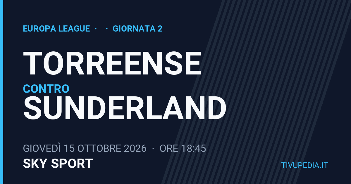 Torreense contro Sunderland, Europa League