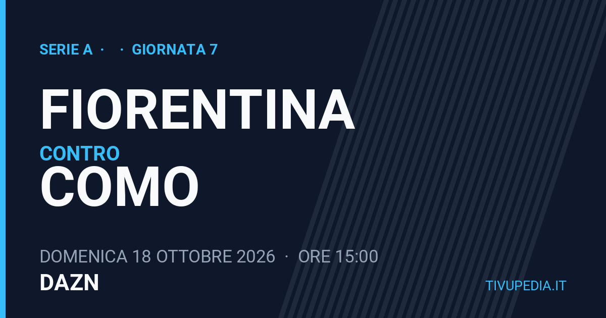 Fiorentina contro Como, Serie A