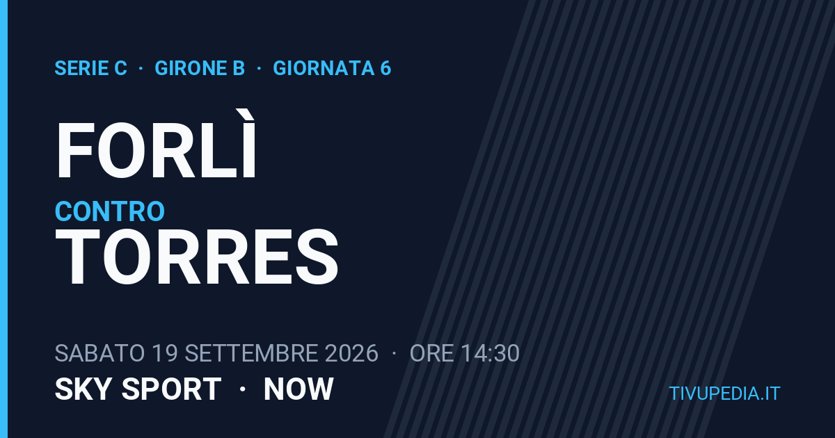 Forlì contro Torres, Serie C