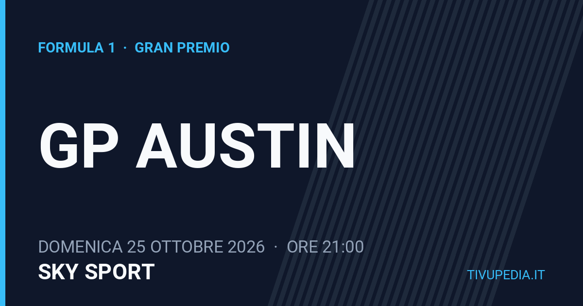 GP Austin, Formula 1