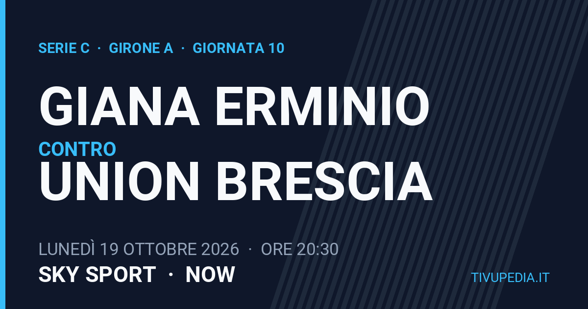 Giana Erminio contro Union Brescia, Serie C