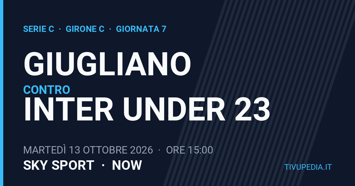 Giugliano contro Inter Under 23, Serie C