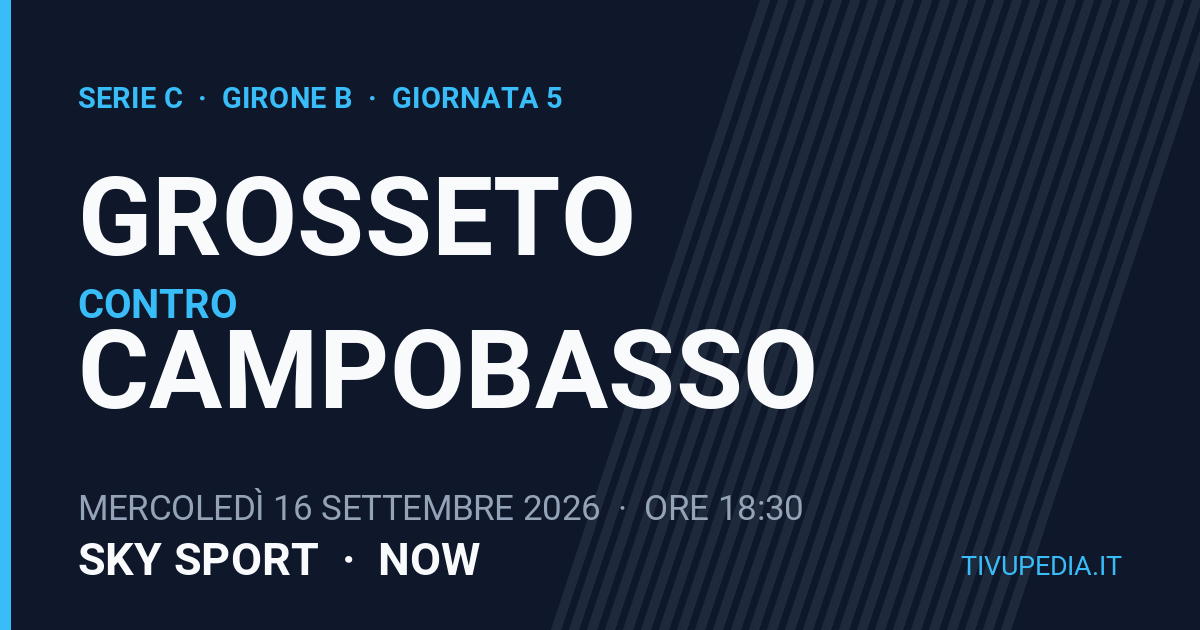 Grosseto contro Campobasso, Serie C