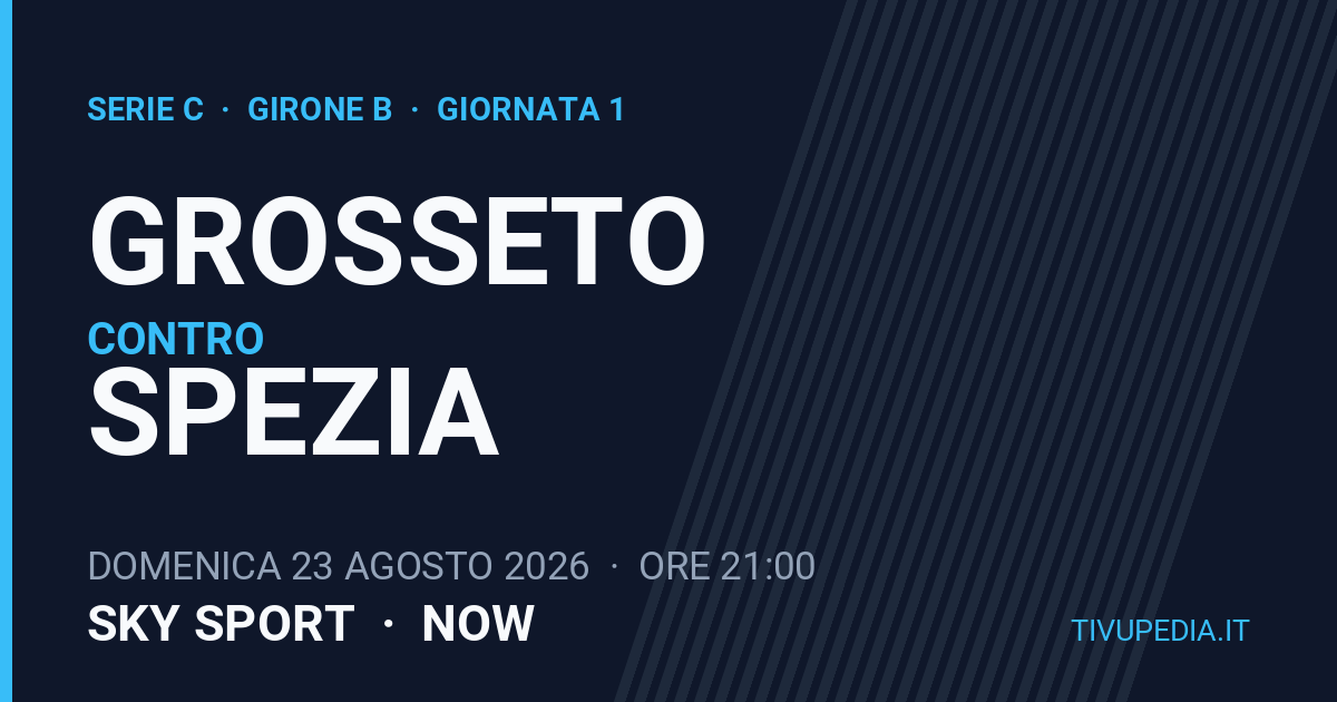 Grosseto contro Spezia, Serie C