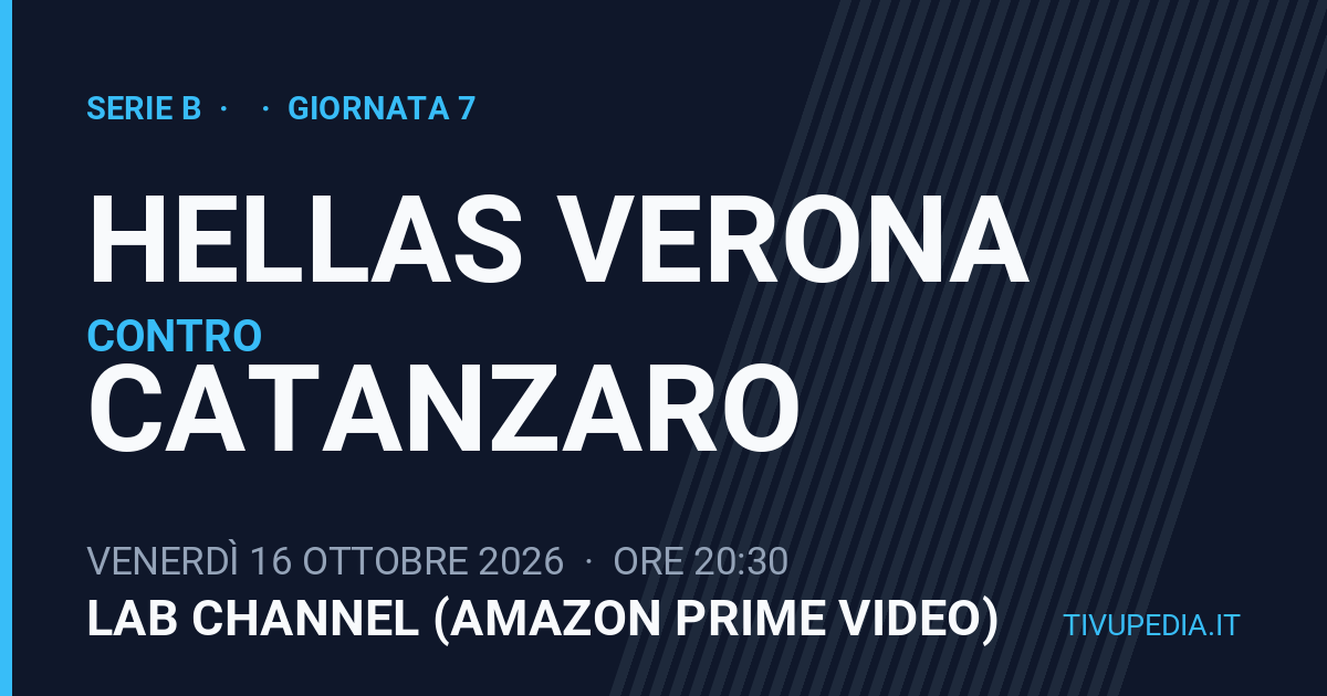Hellas Verona contro Catanzaro, Serie B